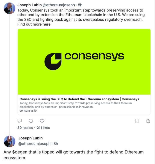 ConsenSys与SEC的攻防战,或许关乎DeFi的未来插图1 ConsenSys与SEC的攻防战,或许关乎DeFi的未来