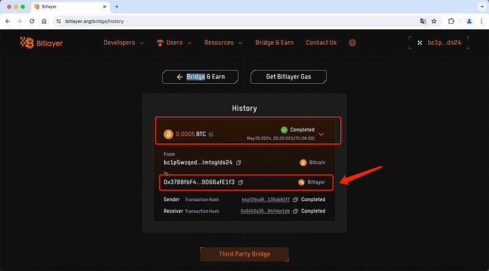 Bitlayer官方桥跨链（跨入）教程（OKX钱包）