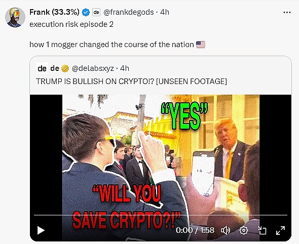 特朗普概念的Meme币价格暴涨 新的Web3叙事在圈内唱响？缩略图