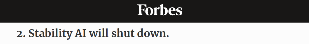文生图独角兽Stability AI资金燃尽，欠债1亿刀正寻求卖身，开源AI公司还好吗？