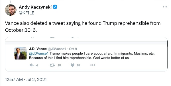 BTCer 万斯：从寒门到特朗普副手 这个“80后”不简单